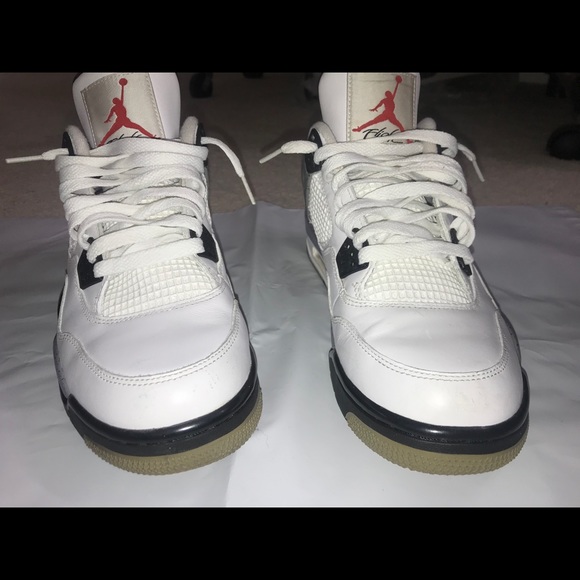 Jordan 4 Retro White Cement Men's Size 9.5 (2012) - Picture 4 of 5